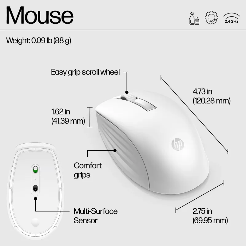 HP 655 Wireless Tastatur and Maus Combo mechanische QWERTZ-Tastatur in voller Größe
