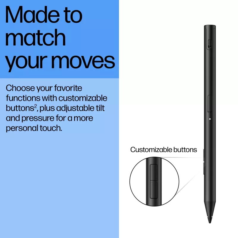 HP 700 Wiederaufladbarer Multi-Pen Universelle Gerätekompatibilität Schwarz
