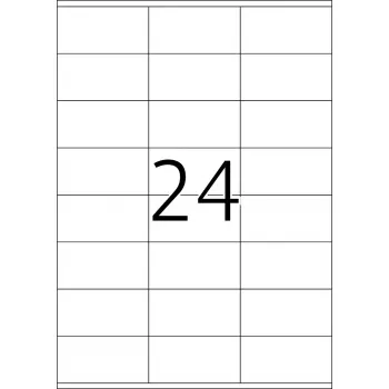 Labels HERMA Premium A4 70x36 mm weiß Papier matt 4800 Stück