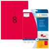 Selbstklebendes Druckeretikett HERMA Neon-Etiketten A4 99,1x67,7 mm