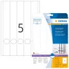 Aktenetiketten HERMA A4 38x297 mm weiß Papier matt blickdicht 125 Stück