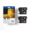 Brother LC1100BKBP2DR Tintenpatrone 2 Stück Original Schwarz