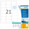 Wiederablösbare Adressetiketten HERMA 63,5x38,1 mm 2100 Stück
