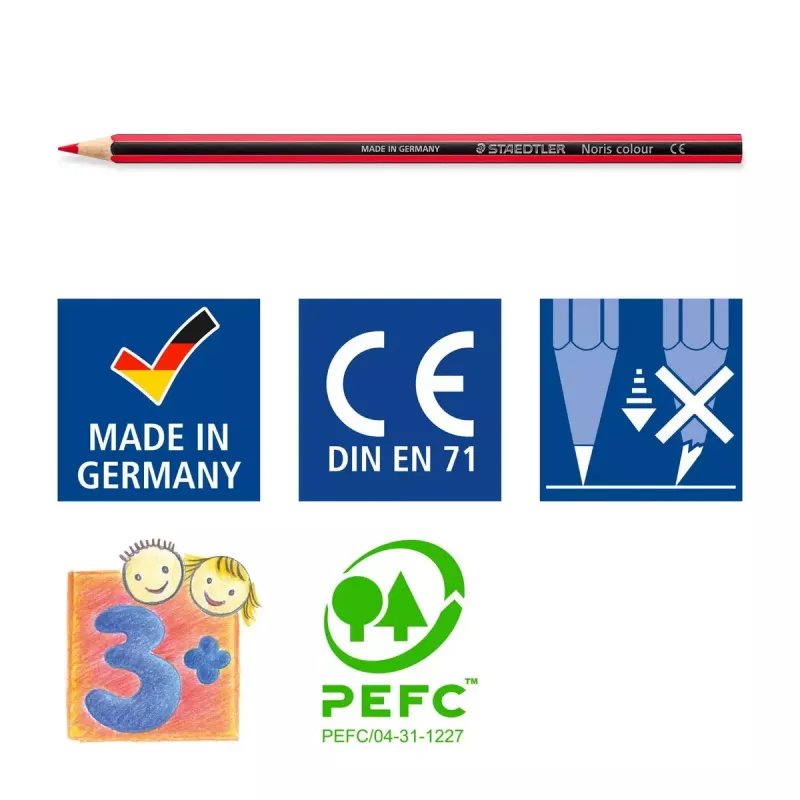 Buntstift-Set Staedtler 185 C18 Mehrfarbig 18 Stück