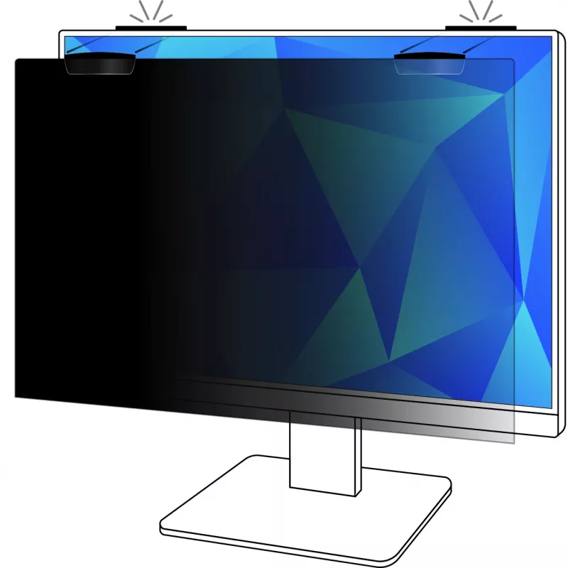 3M Blickschutzfilter für 23,8-Zoll-Fullscreen-Monitor mit COMPLY™-Magnetbefestigung, 16:9, PF238W9EM