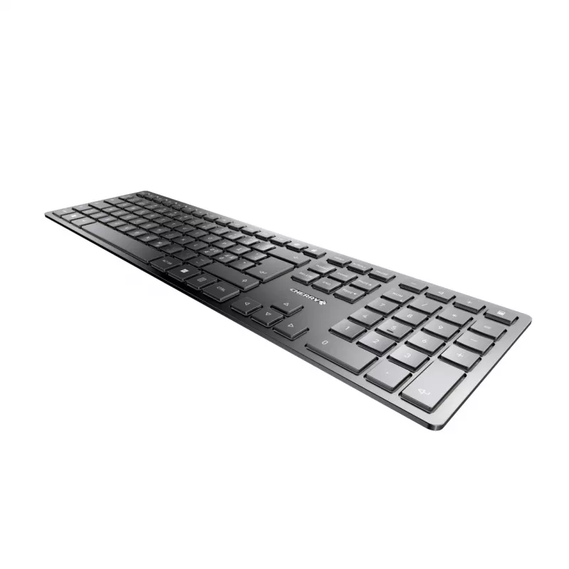 CHERRY KW 9100 schlank Tastatur Universal RF Wireless + Bluetooth QWERTY Nordisch Schwarz