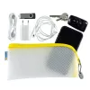 Federmäppchen HERMA 20003 Hart-EVA Blau Transparent 110x230 mm
