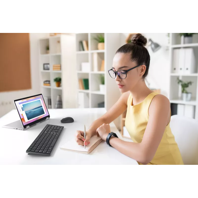 DELL Pro Tastatur - KB500 - Pan-Nordic (QWERTY), Full-Size (100 %), Kabellos, RF Wireless, QWERTY, Schwarz