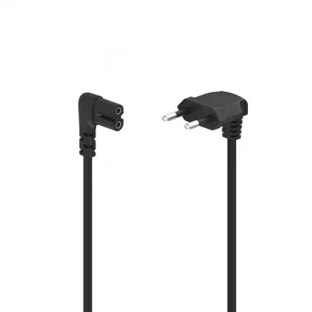Hama 00223284 Stromkabel Schwarz 3 m Kaltgerätekupplung C7