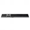 Satechi X3 Full-size (100%) Bluetooth-Tastatur QWERTY Englisch – Schwarz/Grau