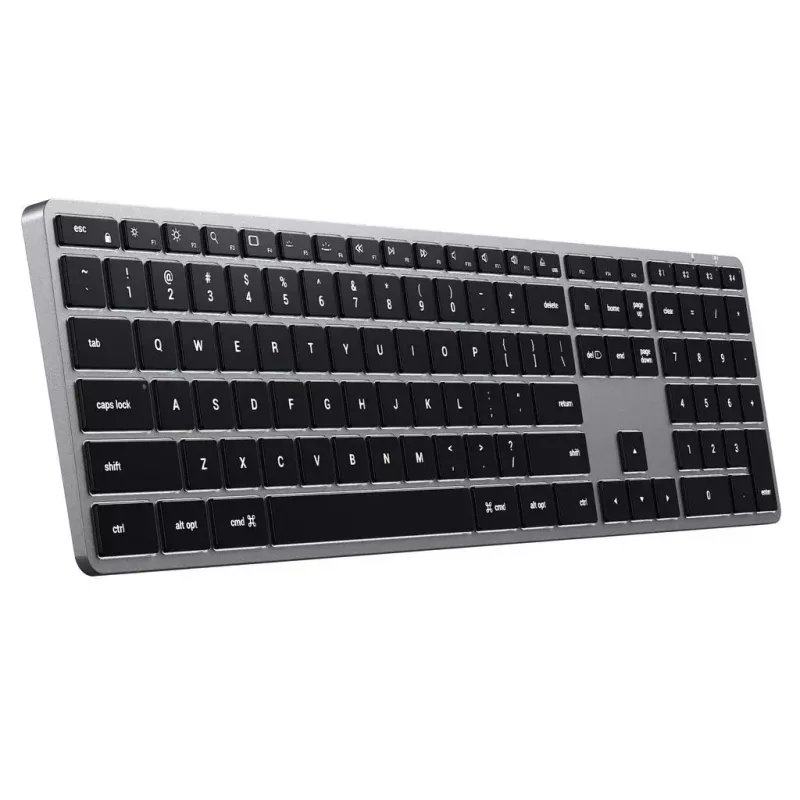 Satechi X3 Full-size (100%) Bluetooth-Tastatur QWERTY Englisch – Schwarz/Grau