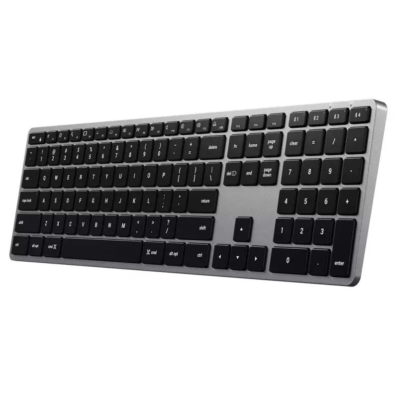 Satechi X3 Full-size (100%) Bluetooth-Tastatur QWERTY Englisch – Schwarz/Grau