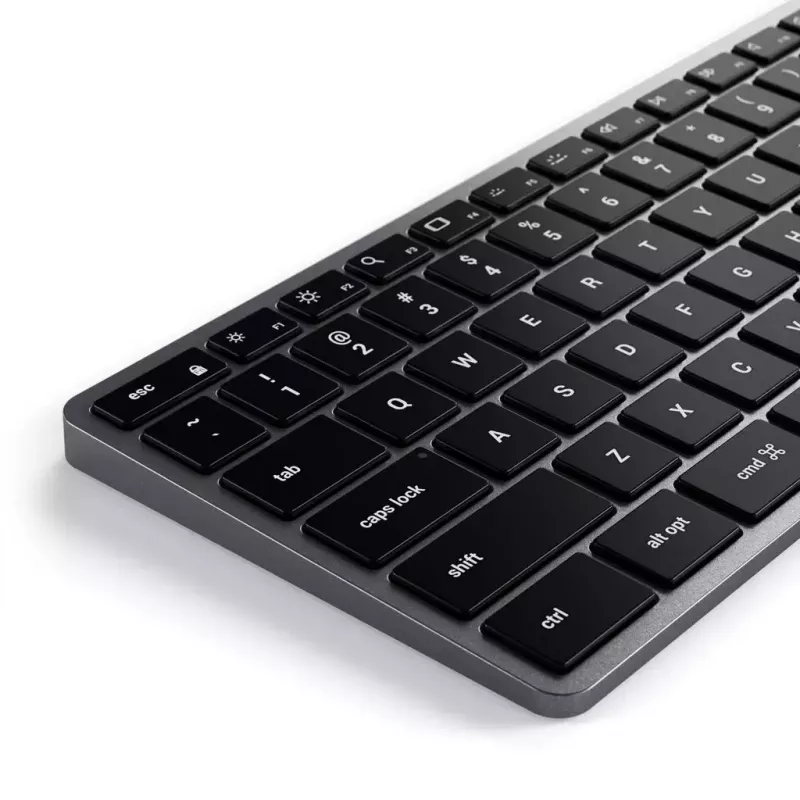 Satechi X3 Full-size (100%) Bluetooth-Tastatur QWERTY Englisch – Schwarz/Grau