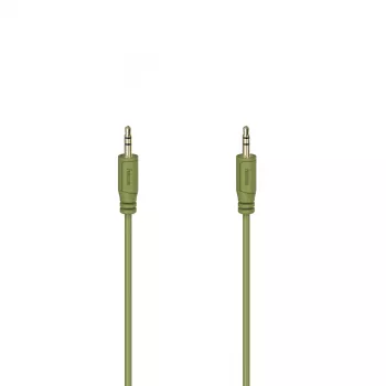 Hama Flexi-schlank Audiokabel 0,75 m 3,5 mm Grün Stecker auf Stecker