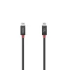 Hama 00200779 USB-Kabel USB4 Gen 3x2 1 m USB C Schwarz