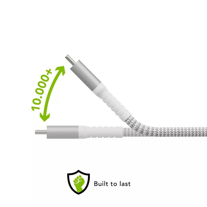 USB-A-auf-Lightning-Kabel d bramante re-charge Pro BRD Kabel 1,2 m, weiß