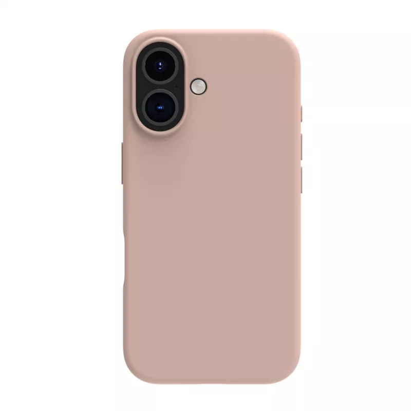 dbramante1928 Monaco MagSafe MO61PISA6314 Rückseitenabdeckung für Apple iPhone 16, Silikon/Kunststoff, Pink Sand