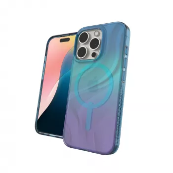 ZAGG Cases Milan Snap Apple iPhone 16 Pro Deep Aurora, Cover, Apple, iPhone 16 Pro, 16 cm (6.3 inch), Blau, Lila
