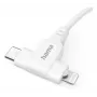 Hama 00201722 USB-Kabel USB 2.0 1.5 m USB C USB C/Lightning Weiß