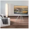 Hama 00220871 freistehender Staffelei-TV-Ständer, höhenverstellbar, bis 75 Zoll (191 cm), bis 40 kg, Weiß