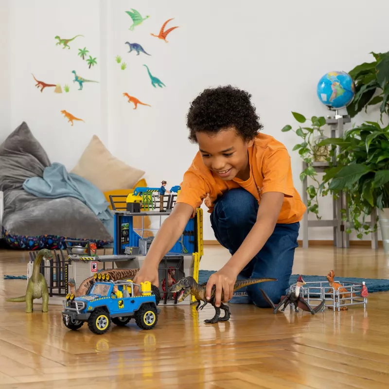 schleich Dinosaurs Tarbosaurus, 4 Jahr(e), Die Welt erobern, Dinosaurier und Vulkan, Braun, Kunststoff