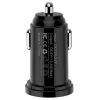 Techly Mini-Autoladegerät 2 USB-A-Anschlüsse 12W / 2.4A Schwarz