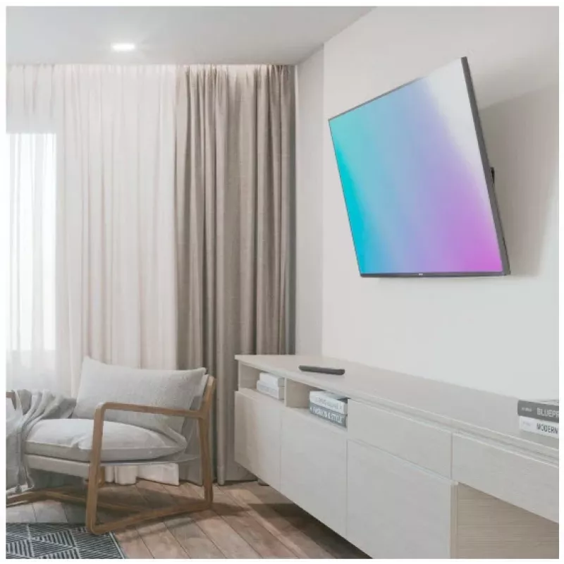 Hama 00220808 neigbare TV-Wandhalterung für Flachbildschirme, min. 81 cm (32 Zoll)