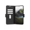 dbramante1928 Oslo Pro OPEDBL006787 Flip-Hülle für Samsung Galaxy S25 Edge, PU/Kunststoff, Schwarz