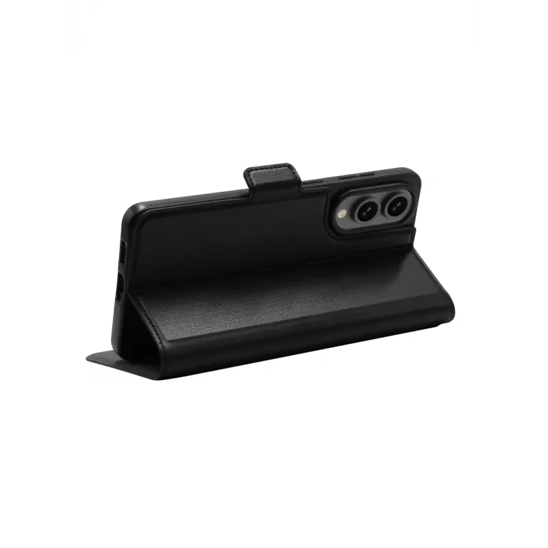 dbramante1928 Oslo Pro OPEDBL006787 Flip-Hülle für Samsung Galaxy S25 Edge, PU/Kunststoff, Schwarz