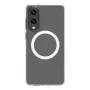 dbramante1928 Greenland Pro Qi2 GPEDNIBL6786 Rückseitenabdeckung für Samsung Galaxy S25 Edge, MagSafe-kompatibel, Kunststoff, klar
