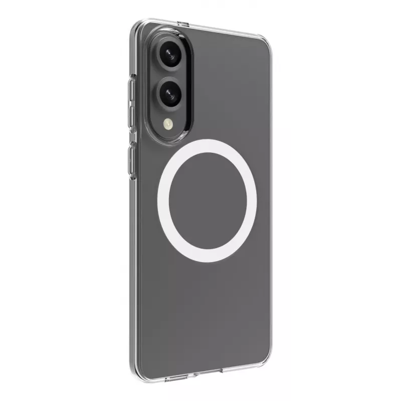 dbramante1928 Greenland Pro Qi2 GPEDNIBL6786 Rückseitenabdeckung für Samsung Galaxy S25 Edge, MagSafe-kompatibel, Kunststoff, klar