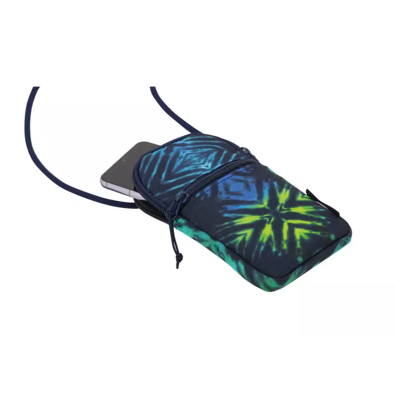 Hüllentasche Herlitz New Batik Handyhülle Universal Schwarz Blau Grün