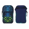 Hüllentasche Herlitz New Batik Handyhülle Universal Schwarz Blau Grün