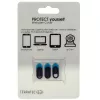 TerraTec PROTECT yourself Webcam-Abdeckung, Schwarz, 3er-Pack