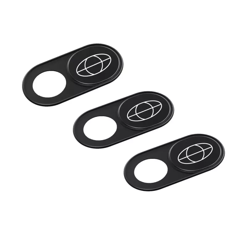TerraTec PROTECT yourself Webcam-Abdeckung, Schwarz, 3er-Pack