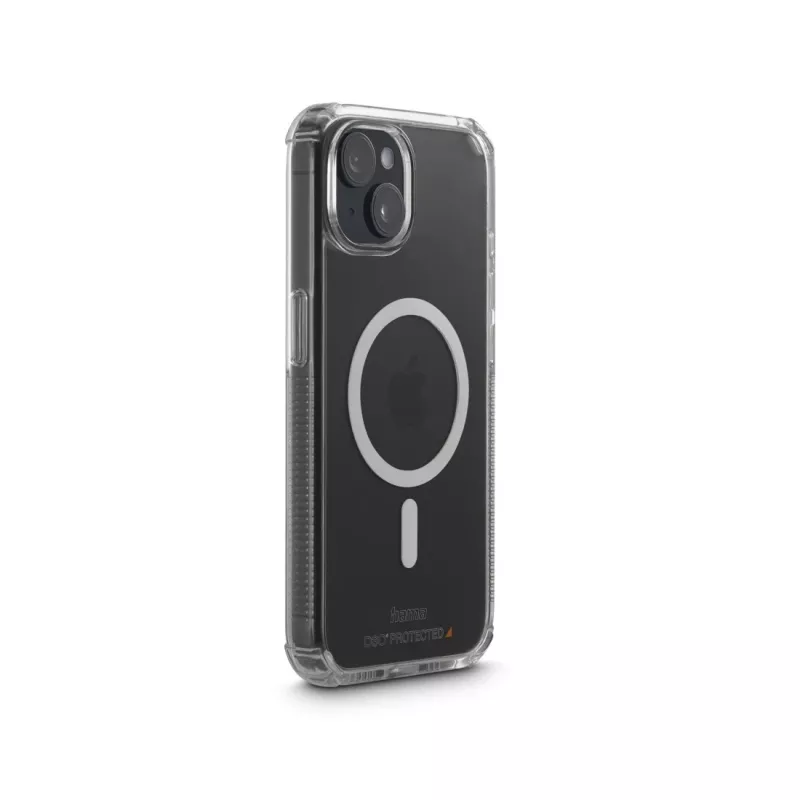 Hama 00138104 Extreme Protect MagCase Handyhülle für Apple iPhone 15, transparent