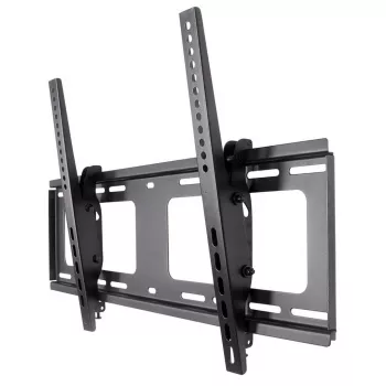 Manhattan Wandhalterung für TV & Monitore (neigbar), Für Bildschirme 37 inch bis 65 inch, VESA-Kompatibilität: alle zwischen 200x200mm und 600x400mm – überprüfen Sie die Abmessungen der vier Befestigungslöcher auf der Rückseite des Bildschirms, um sicherzustellen, dass sie passt, Max. 80kg, Schwarz, Halterung