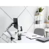 Durable SELECT PLUS Monitorhalterung 509623 mit Arm für 1 Monitor, Tischhalterung, Silber
