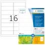 HERMA 10730 selbstklebende Druckeretiketten, Weiß