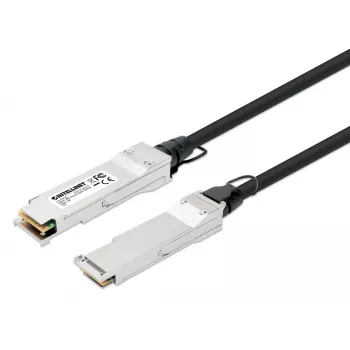 Intellinet 508506 40G QSFP+ passives DAC-Twinax-Kabel, MSA-konform, 1 m