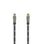 Hama 00205072 Koaxialkabel 5 m Schwarz, Grau