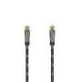 Hama 00205078 Koaxialkabel 3 m F Schwarz, Grau