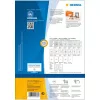 HERMA 10728 Universal-Etiketten Recycling, 70 x 36 mm, selbstklebend, permanent haftend, naturweiß