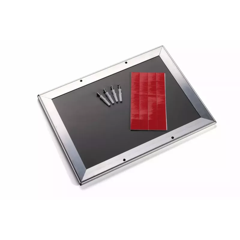 Wandhalterung Durable 479723 278x402 mm Rechteck Silber Aluminium