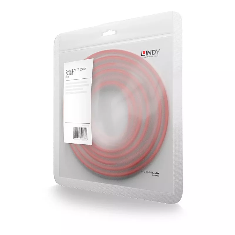 Lindy 45625 Netzwerkkabel Rot 5 m Cat6 S/FTP (S-STP)