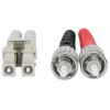 Intellinet LWL-Patchkabel, OM3, ST/LC, 2 m, Aqua, Duplex, Multimode, 50/125 µm, LSZH, Glasfaser, lebenslange Garantie