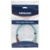 Intellinet LWL-Patchkabel, OM3, ST/LC, 2 m, Aqua, Duplex, Multimode, 50/125 µm, LSZH, Glasfaser, lebenslange Garantie