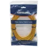 Intellinet 472050 Glasfaser-Patchkabel, LC auf SC, Monomode OS2, 9/125 µm, 3 m, halogenfrei, gelb