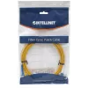 Intellinet Glasfaser-Patchkabel, OS2, LC/ST, 2 m, Gelb, Duplex, Singlemode, 9/125 µm, LSZH, Faser, lebenslange Garantie
