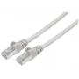 Intellinet Netzwerk-Patchkabel, Cat7-Kabel/Cat6A-Stecker, 1,5 m, Grau, Kupfer, S/FTP, LSOH/LSZH, PVC, RJ45, vergoldete Kontakte, Knickschutz, Booted, lebenslange Garantie